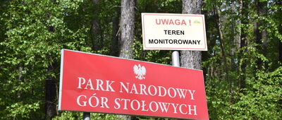 Studzienno, granica parku narodowego