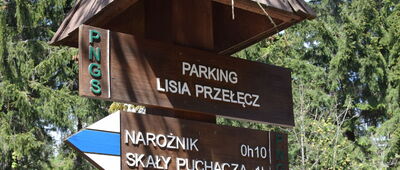 Lisia Przełęcz, parking