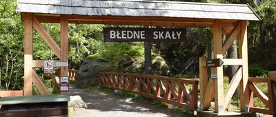 Błędne Skały, parking