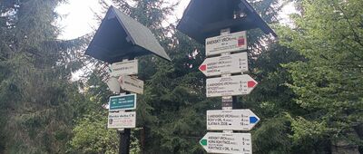 Turistické rozcestí Anenský vrch