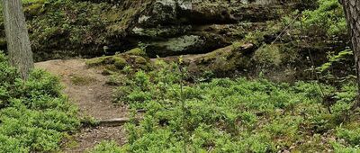 Rozejście szlaków czerwony / zielony ↔ Rozejście szlaków czerwony / zielony