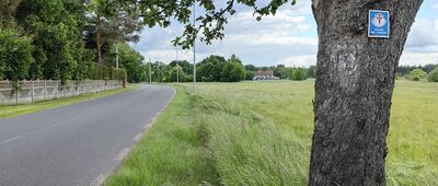 Modła, stacja kolejowa ↔ Patoka, rozejście szlaków