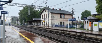 Zebrzydowa, dworzec kolejowy