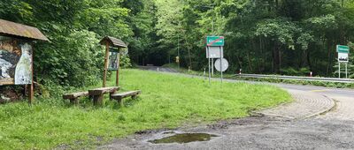 Dobra, rozwidlenie szlaków ↔ Osiecznica