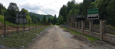 Darnków, granica parku narodowego