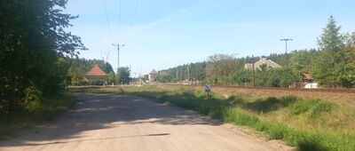 Rozejście szlaków ↔ Wierzchucin, przejazd kolejowy