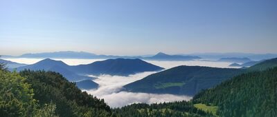 Malý Rozsutec [Z Maly Rozsutec w stronę Tatr]