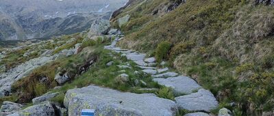 Dolina Pięciu Stawów Polskich, Niżnie Solnisko ↔ Dolina Pięciu Stawów Polskich, pod Kozim Wierchem