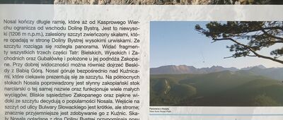 Szlak na Nosal, kasa