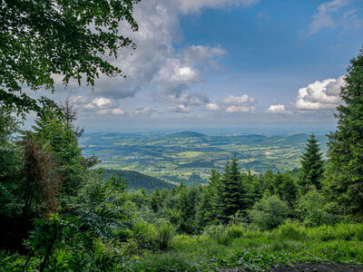 Widok ze Spadzistej Polany