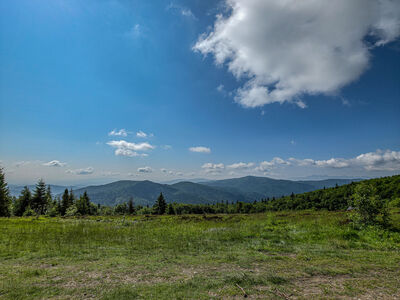Panorama z Polany Skalne