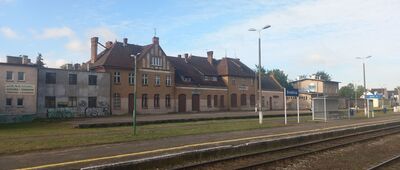 Brodnica, dworzec kolejowy ↔ Brodnica, ul. Dworcowa