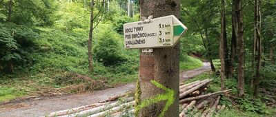 Tyra, pod Ostrým, hájenka ↔ U Kalužného