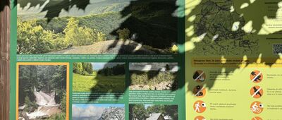 Oldřichovské sedlo, rozc. ↔ Poledník