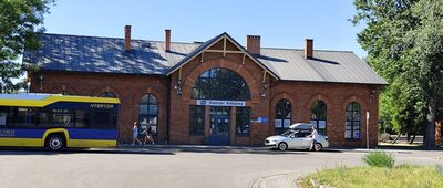 Pabianice, dworzec kolejowy