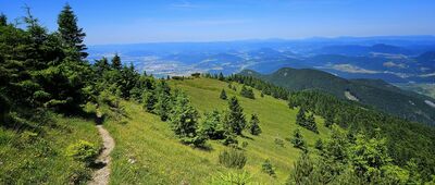 Dolina Kúr ↔ Sedlo Priehyb