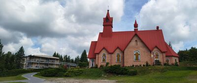 Krasnobród, Podzamek ↔ Krasnobród, ul. Wiśniowa [Kościół Zesłania Ducha Świętego w Krasnobrodzie]