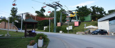 Przemyśl, stok narciarski ↔ Rozejście szlaków