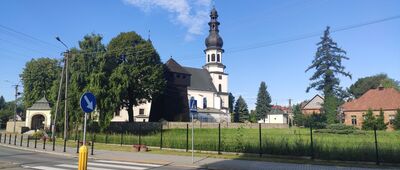 Wojnicz ↔ Wojnicz, Wąwóz Szwedzki [Kościół św. Wawrzyńca]