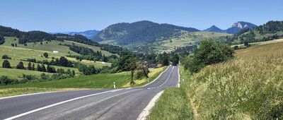 Przełęcz Korbalowa [Plasna z drogi do Wielkiego Lipnika]