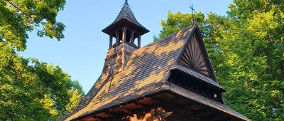 Wąwolnica ↔ Nałęczów, ul. Żeromskiego [Kościół Św. Karola Boromeusza. Styl zakopiański w Nałęczowie]