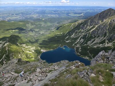 Czarny Staw Gąsienicowy spod Kościelca
