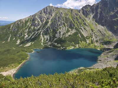 Czarny Staw Gąsienicowy z Małego Kościelca