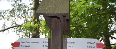 Huta Szklana, granica parku narodowego