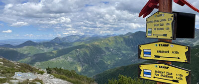 Predný Salatín, hrebeň