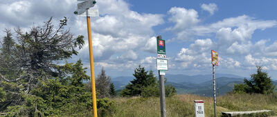 Wielka Racza, granica ↔ Chaty na Rači