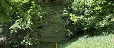 Odbočka k Šútovskému vodopádu