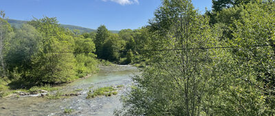 Krempna ↔ Krempna, granica parku narodowego