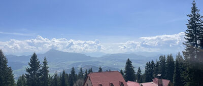 Chata na Kubínskej holi ↔ Kubínska hoľa, rázc.