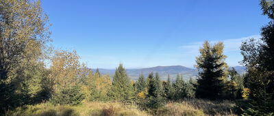 Lubomierz ↔ Pod Kudłoniem, granica parku narodowego