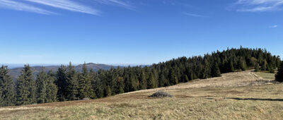 Kudłoń, rozejście szlaków ↔ Gorc Troszacki