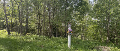 Węgierska Górka ↔ Abrahamów, rozejście szlaków