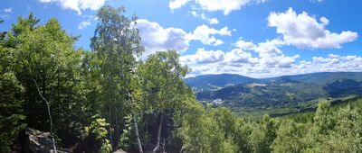 Medvědí kámen, vyhlídka