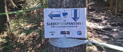 Obří skály, rozc. ↔ Pod Šerákem