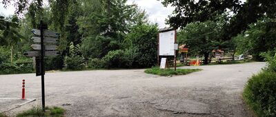 Przełęcz Tąpadła, parking