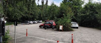 Przełęcz Tąpadła, parking