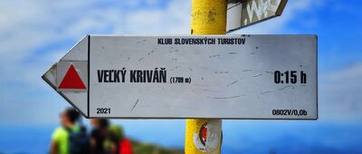 Veľký Kriváň, hrana