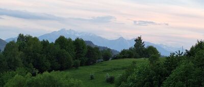 Szczawnica Zdrój ↔ Bacówka PTTK Pod Bereśnikiem [Widok na Pieniny spod schroniska pod Bereśnikiem]