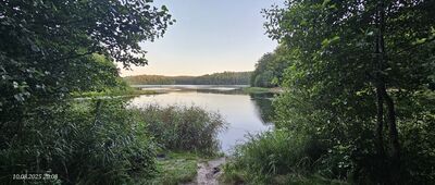 Otomin, plaża [Jezioro Otomińskie]