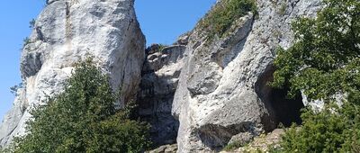 Droga 729 ↔ Rezerwat Góra Zborów, początek szlaku czarnego