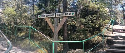 Błędne Skały, odejście na punkt widokowy