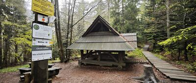 Przełęcz M. Orłowicza ↔ Wetlina, wejście do Parku Narodowego