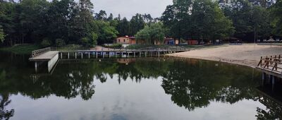 Polanka, plaża zachodnia ↔ Polanka, plaża [kąpielisko w Garbatce]