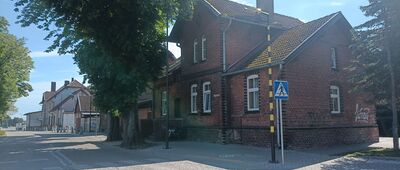 Łeba, Plac Dworcowy