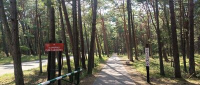 Rąbka, granica parku narodowego