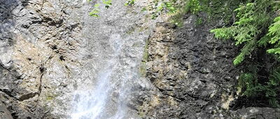 Červené piesky, vodopád